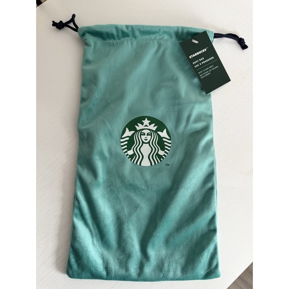 Velvet Starbucks X Disneyland 70th Anniversary Tumbler Drawstring Dust Bag Tote